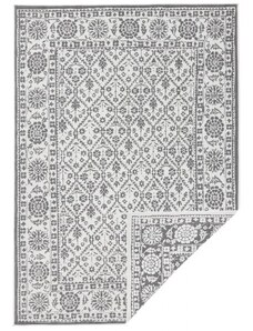 NORTHRUGS - Hanse Home koberce Kusový koberec Twin-Wendeteppiche 103116 grau creme – na ven i na doma - 80x150 cm