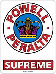 powell peralta Samolepka supreme og sticker red/white/blue