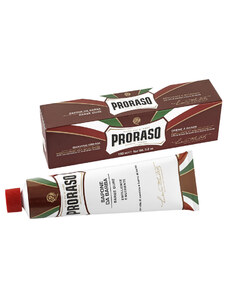 Proraso Red mýdlo na holení pro tvrdé vousy v tubě 150 ml