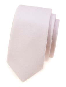 Avantgard Velmi světle pudrová slim kravata