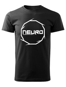 DNBMARKET Pánské tričko NEURO Round černé / bílé