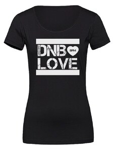 DNBMARKET Dámské tričko 1 DNB Love 2018