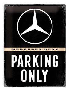 NOSTALGIC-ART Retro cedule plech 300x400 Mercedes-Benz Parking Only