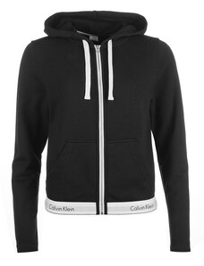 Dámská mikina Calvin Klein Zip Hoodie Černá