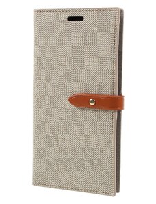 Pouzdro / kryt pro iPhone XS MAX - Mercury, Milano Diary Beige/Brown