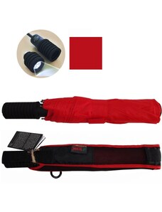 Outdoorový deštník Light Trek automatik flashlite červený Euro Schirm