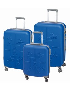 Cestovní kufry sada Check.In Sports 3dílná modrá CHECK.IN