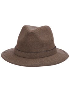 Pánský klobouk DPC Wool Blend Safari hnědý Dorfman Pacific