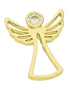 Goldstore Zlatý přívěsek s briliantem anděl