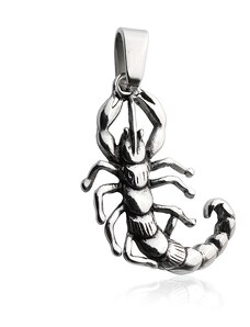 BM Jewellery Přívěsek škorpión z chirurgické oceli S624080