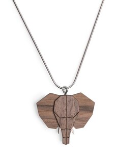 Dřevěný přívěsek BeWooden Elephant Pendant na krk