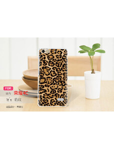 Smartum Pouzdro s leopardím vzorem pro Huawei Honor 4C