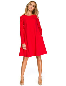 Stylove Šaty S137 Červená