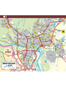 Formulář Mapa SR a Bratislavy A5 (1 dvojlist)