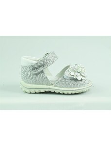 Primigi 13617 dívčí baby sandálky bílo - stříbrné