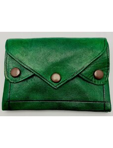 MagBag Kožená peněženka zelená