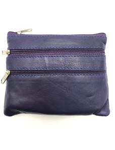 MagBag Kožená peněženka fialová