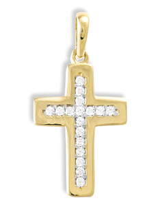 GEMMAX Jewelry Zlatý kříž Arduinna GBPCB-11571