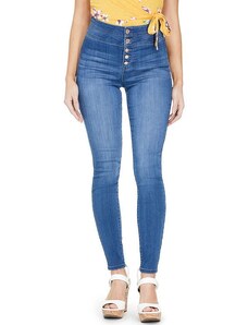 GUESS dámské džíny Shauna Button-Front Skinny 28