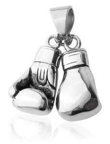 BM Jewellery Přívěsek stříbrné rukavice na box z chirurgické oceli S657090