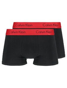 CALVIN KLEIN Pánské boxerky CALVIN KLEIN Pro Stretch 2 pack NB1463A-IXY černá/červená