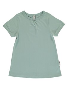Dívčí tričko s krátkým rukávem Pale Blue z biobavlny BIO MAXOMORRA Velikost 74/80