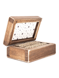 Zaczyk Wood Rings Dřevěná krabička na prstýnky PO5