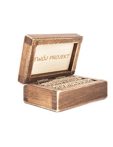 Zaczyk Wood Rings Dřevěná krabička na prstýnky PO10