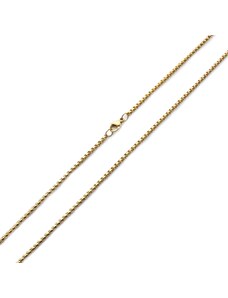BM Jewellery Řetízek VARIANT 45 x 0,2 cm - gold z chirurgické oceli S684100