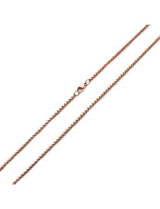 BM Jewellery Dámský řetízek VARIANT 0,12 x 45 cm - rose gold z chirurgické oceli S826100