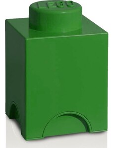 LEGO Úložný box 125x127x181 tmavě zelený