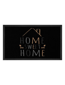 Hanse Home Collection koberce Protiskluzová rohožka Printy 103797 Black Creme - 40x60 cm
