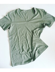 STELLA Pánská triko s výstřihem do "V" Organická bavlna