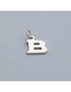 ibeauty Stříbrný přívěsek abeceda - písmeno B Stříbro unisex abeceda B