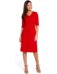 Stylove Šaty S153 Červená