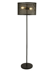 SEARCHLIGHT Černá stojací lampa FISHNET EU2832-2BK