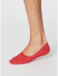 Thought Neviditelné ponožky červená