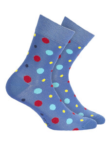 Pánské vzorované ponožky WOLA BAREVNÝ PUNTÍK modré
