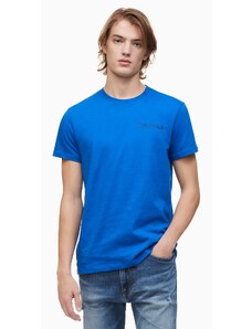 Calvin Klein pánské tričko s krátkým rukávem modré