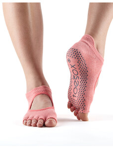Toesox Halftoe Bellarina Grip protiskluzové ponožky (Melon)