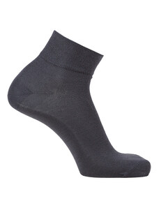COLLM Bambusové ponožky nízké - 3páry tm.šedé