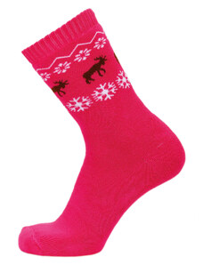 COLLM Dámské zimní ponožky růžové