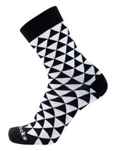 COLLM Barevné ponožky STYLE SOCKS trojúhelníky