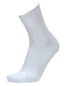 COLLM Celoplyšované ponožky s neškrtícím lemem BIO COTTON bílé