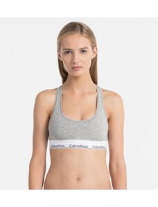 Calvin Klein dámská šedá podprsenka Bralette