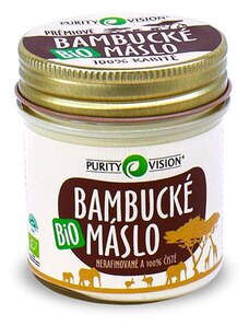 Purity Vision Bio bambucké máslo nerafinované 120 ml