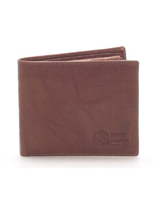 SendiDesign Elegantní kožená hnědá peněženka - Sendi Design 46 hnědá