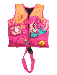 Neo Splash Dětská neoprenová plavecká vesta Princess růžová 18-30 kg