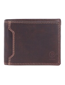 Pánská kožená peněženka Poyem hnědá 5208 Poyem H