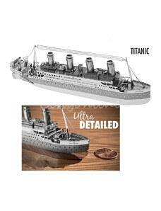 Geekworld.cz - Hadry pro Ajťáky 3D ocelová skládačka Titanic